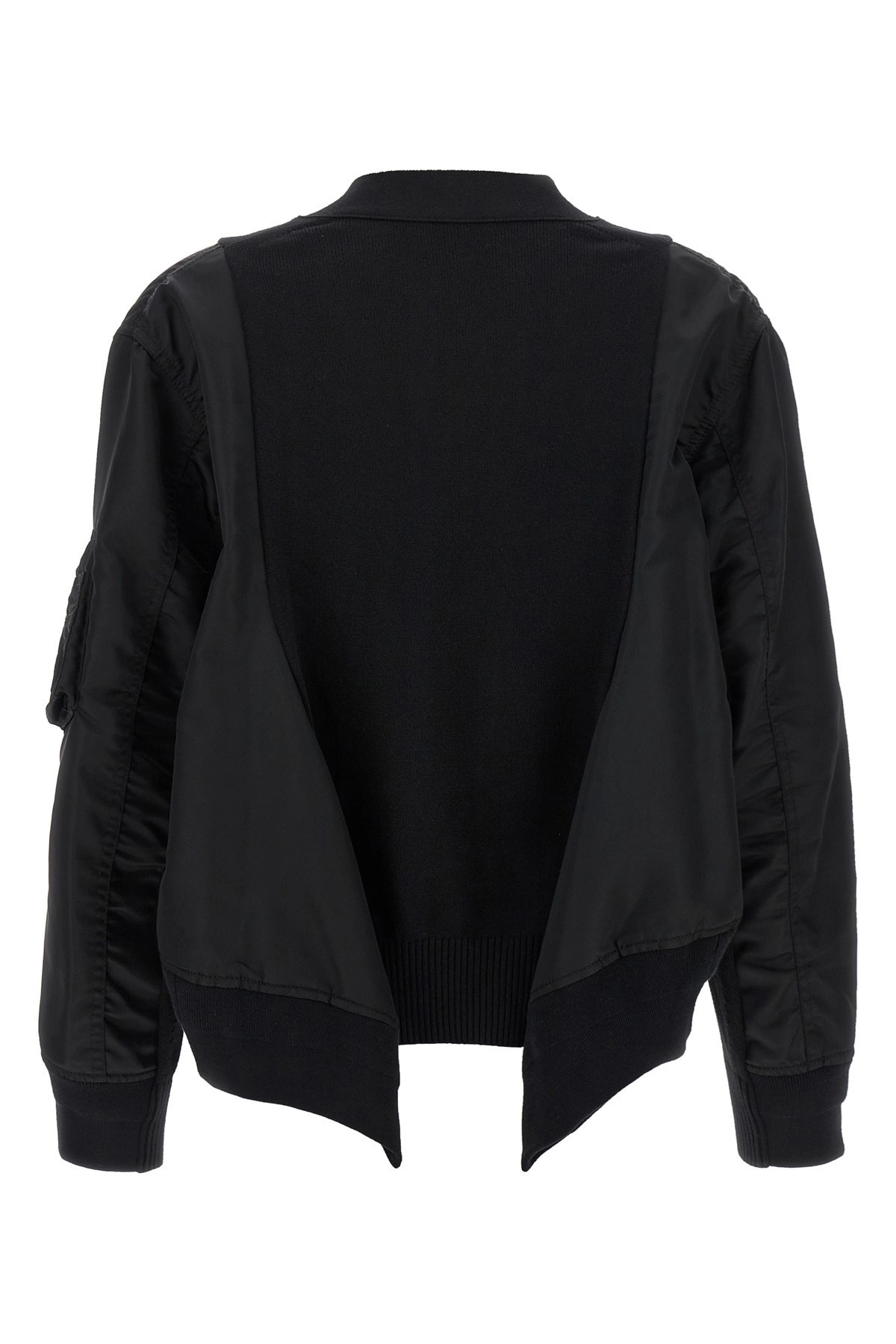 Nylon insert cardigan - 2