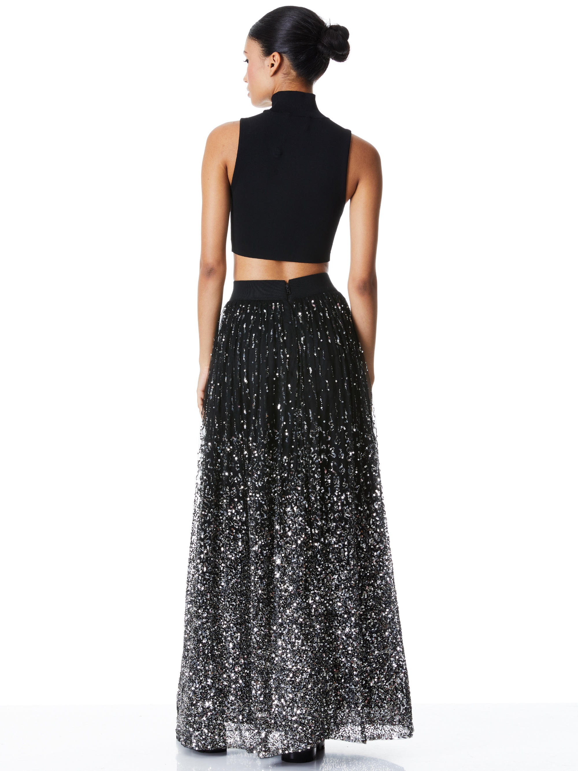 CATRINA EMBELLISHED MIDI SKIRT - 3