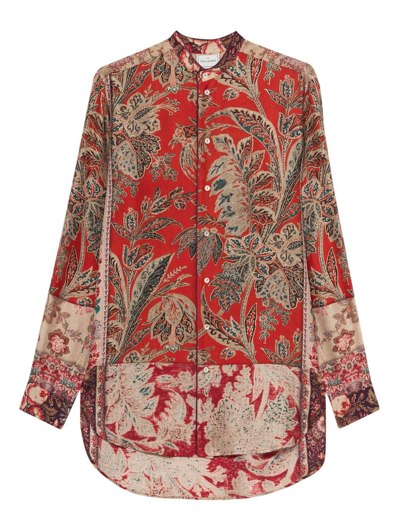 paisley-print shirt 1