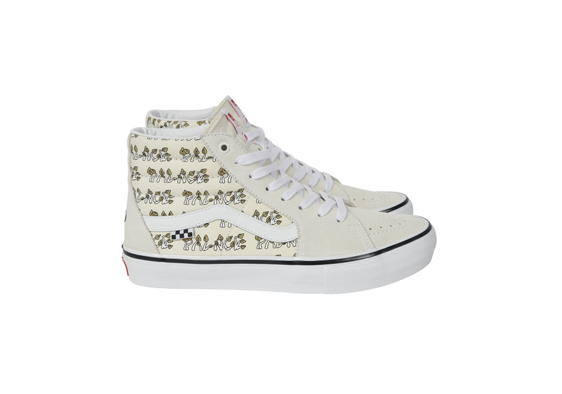 PALACE PALACE VANS SKATE SK8-HI MARSHMALLOW / P SHROOM outlook