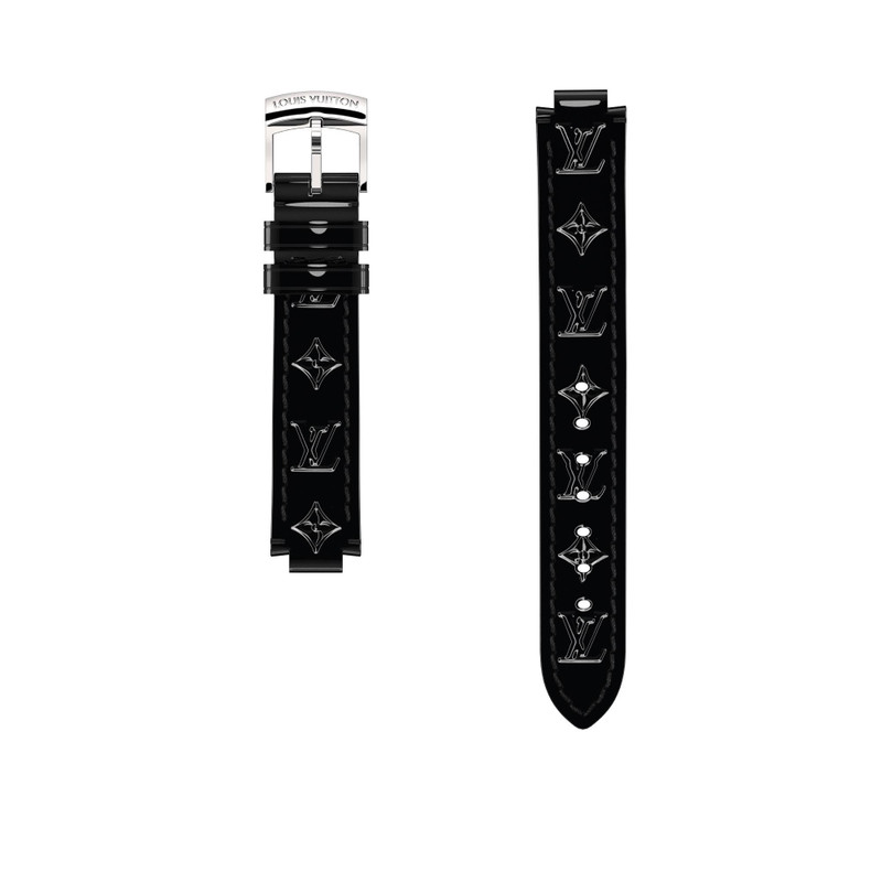 STRAP TAMBOUR MONOGRAM VERNIS BLACK S/S 1