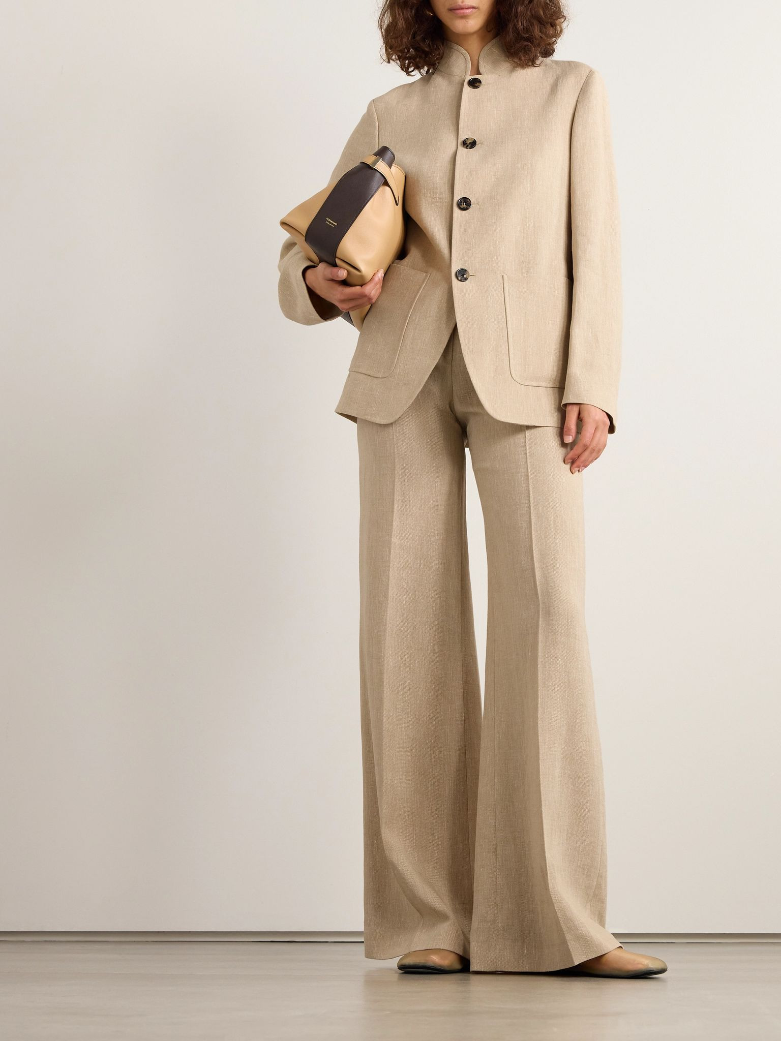 Spagna flax jacket Beige - 2