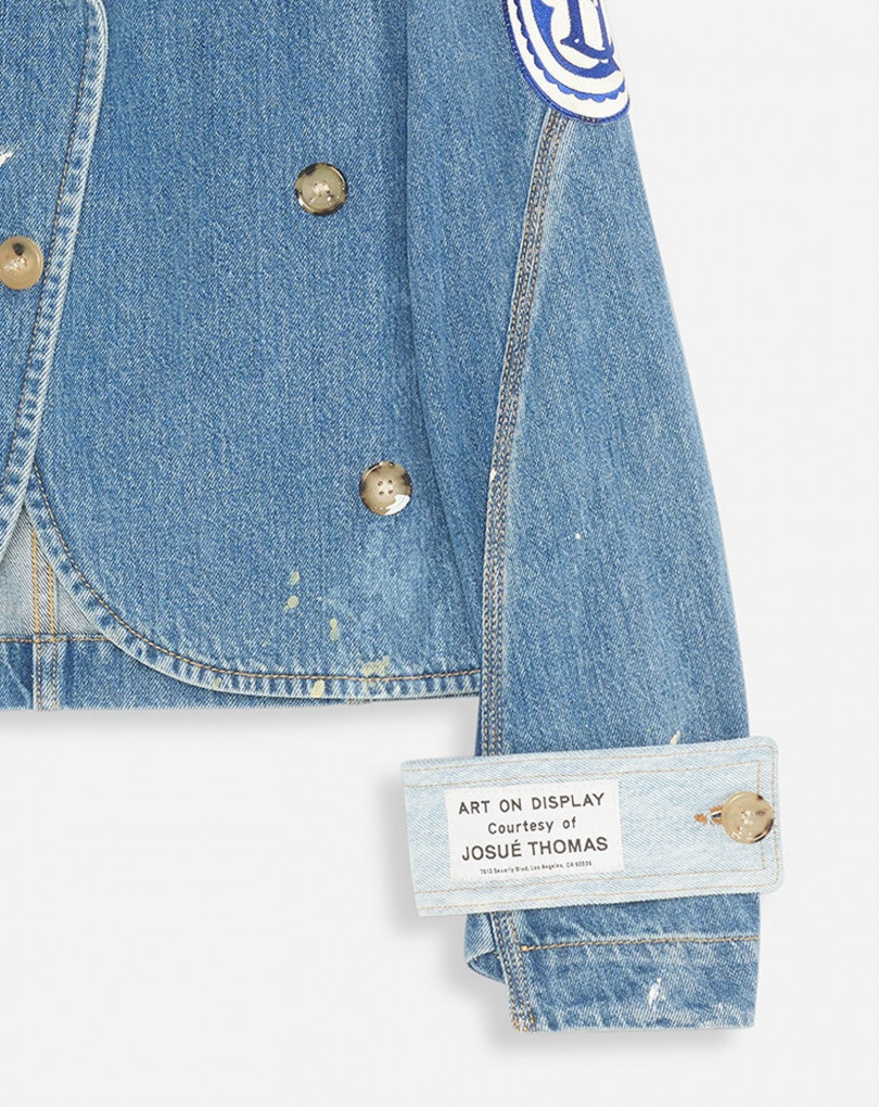 GALLERY DEPT. X LANVIN DOUBLE-BREASTED DENIM JACKET - 2