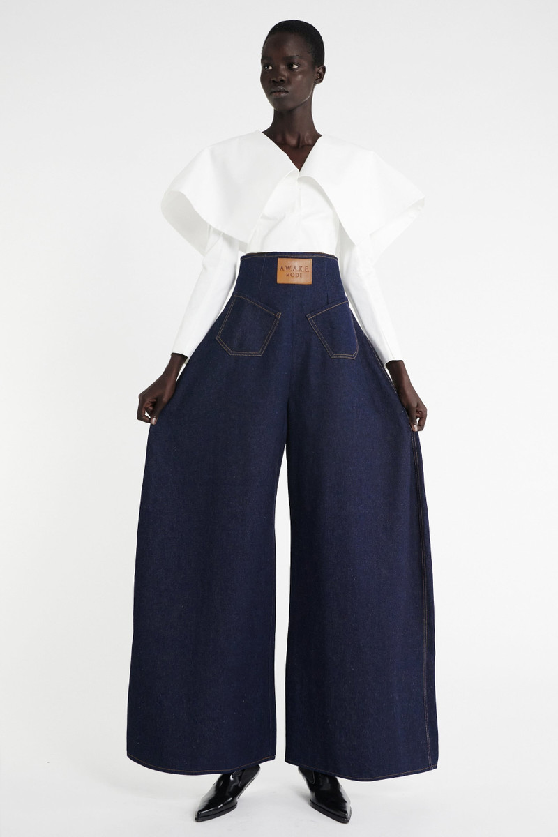 CROPPED JACKET WITH COLLAR WHITE 1