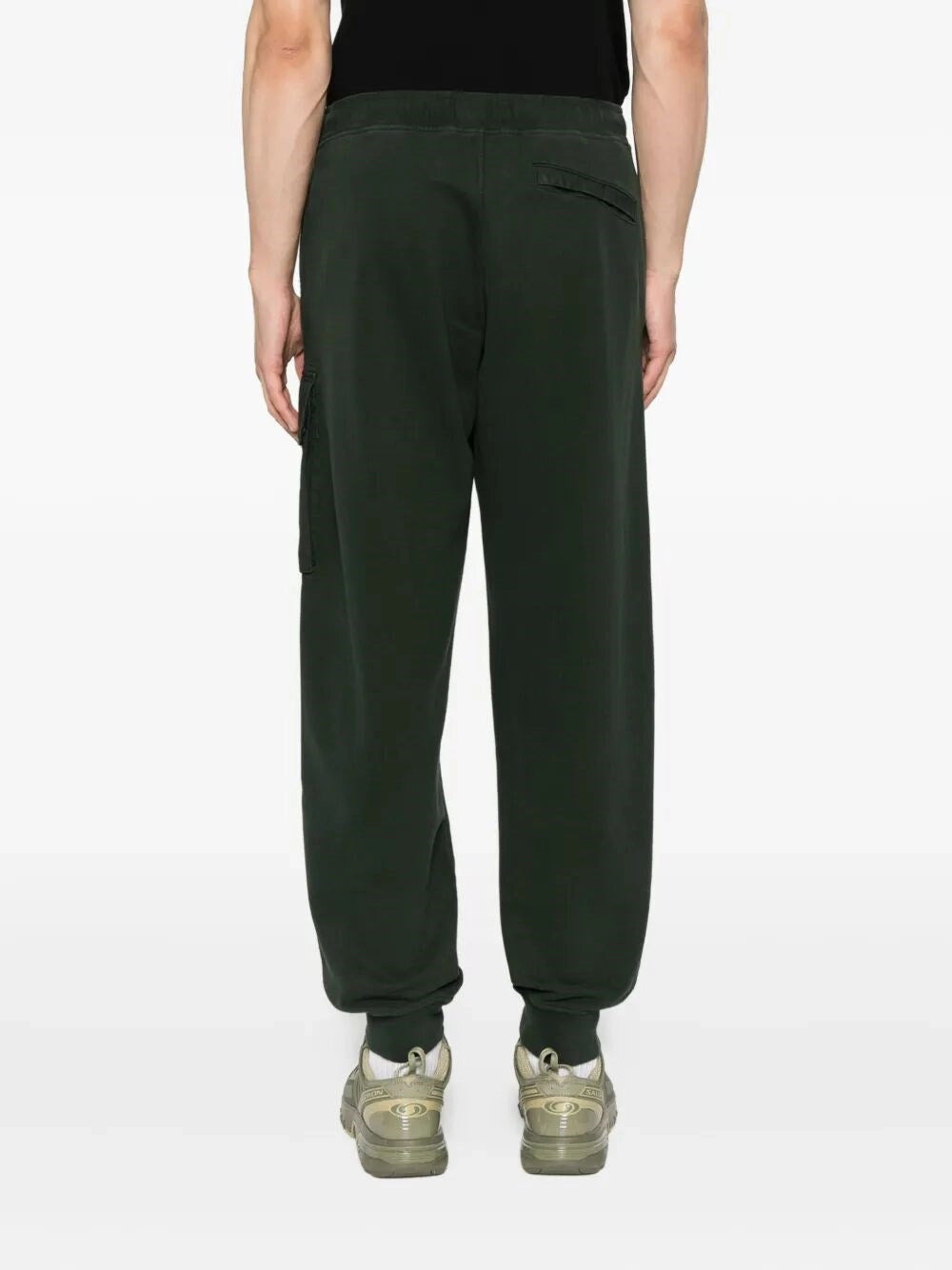 Stone Island Men `Brushed Organic Cotton` Track Pants - 4