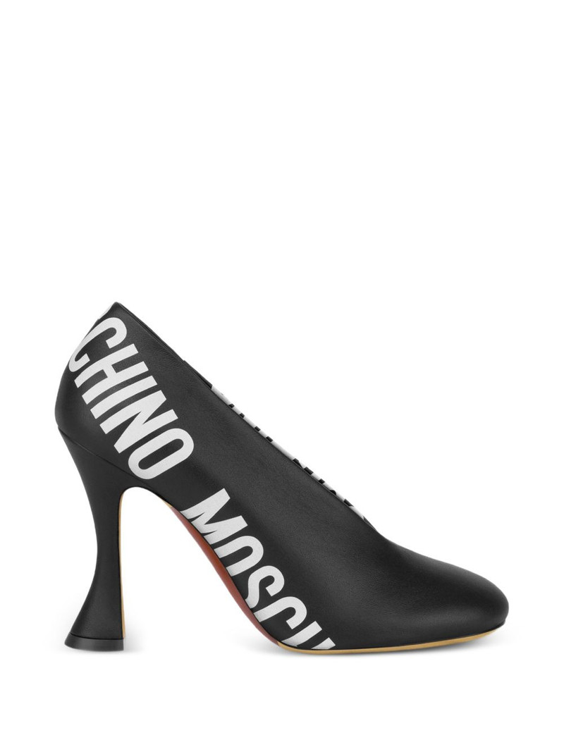 logo-print pumps 1