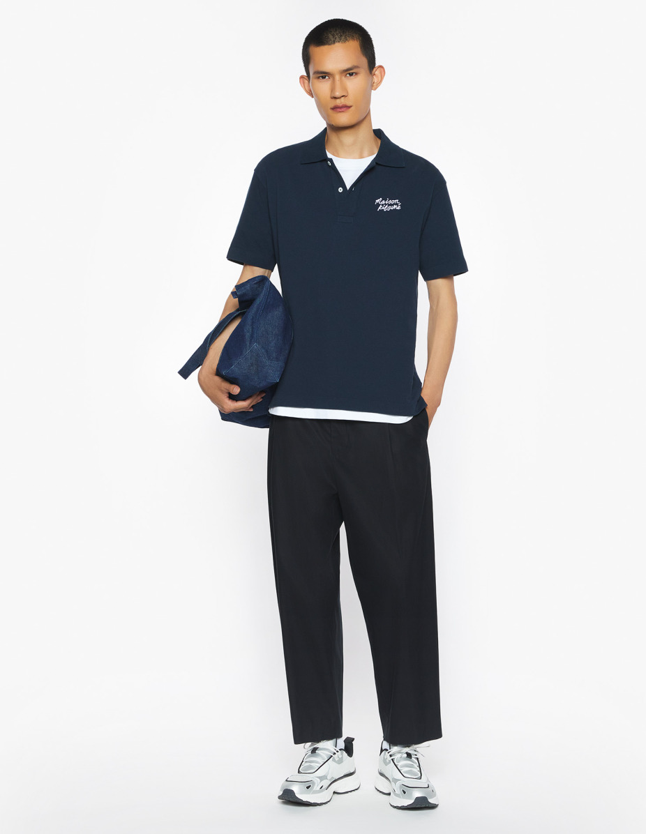 MAISON KITSUNE HANDWRITING COMFORT POLO - 2