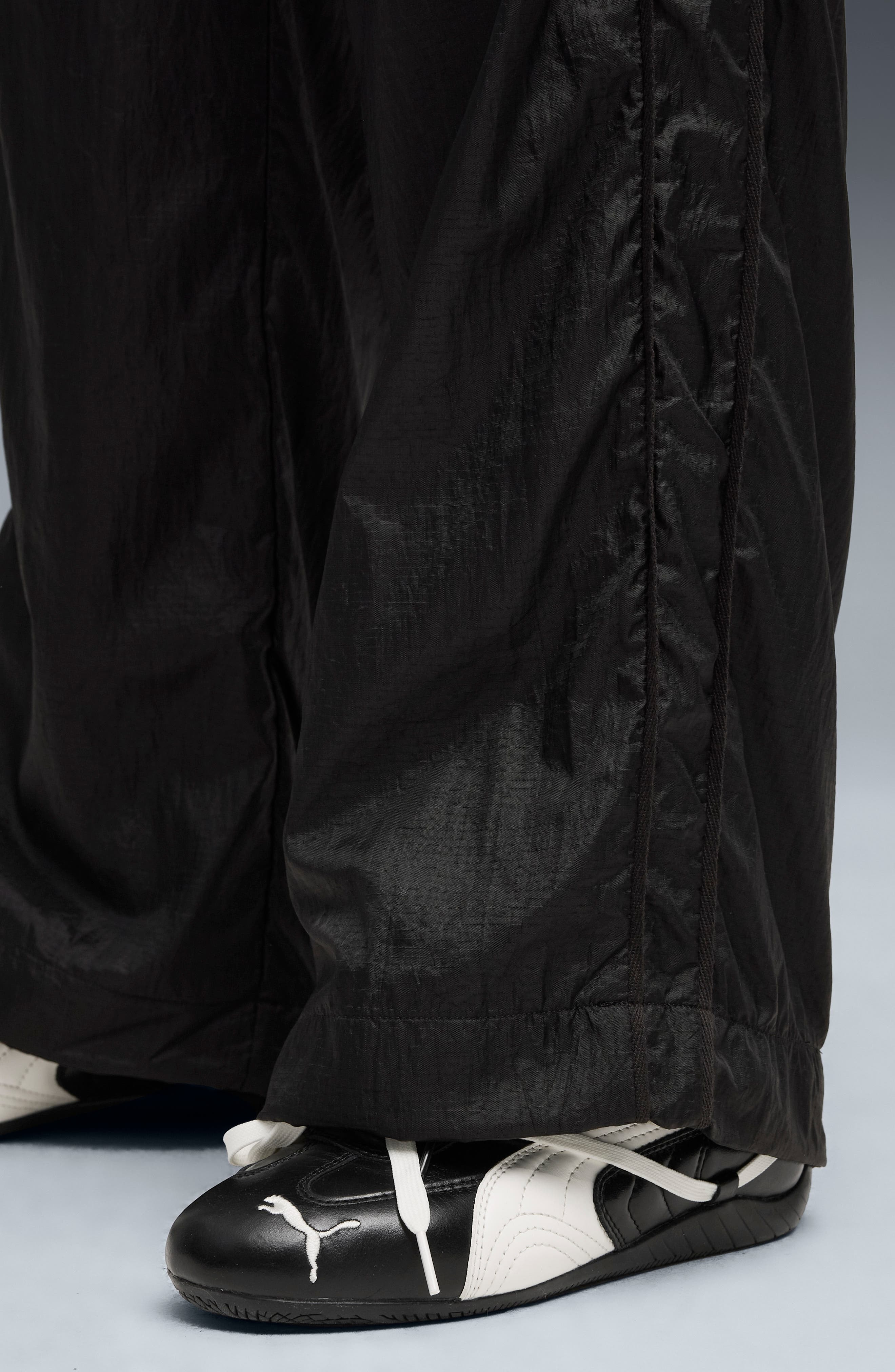 PUMA x Rosé T7 Relaxed Fit Track Pants in Puma Black at Nordstrom - 6