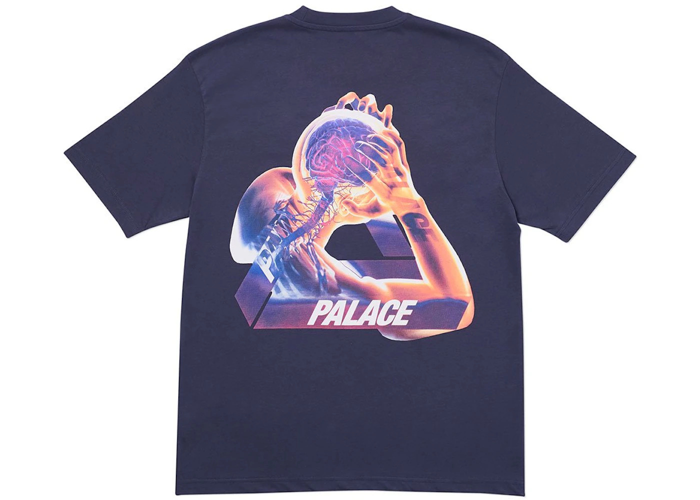 Palace Tri-Gaine T-Shirt Navy - 2