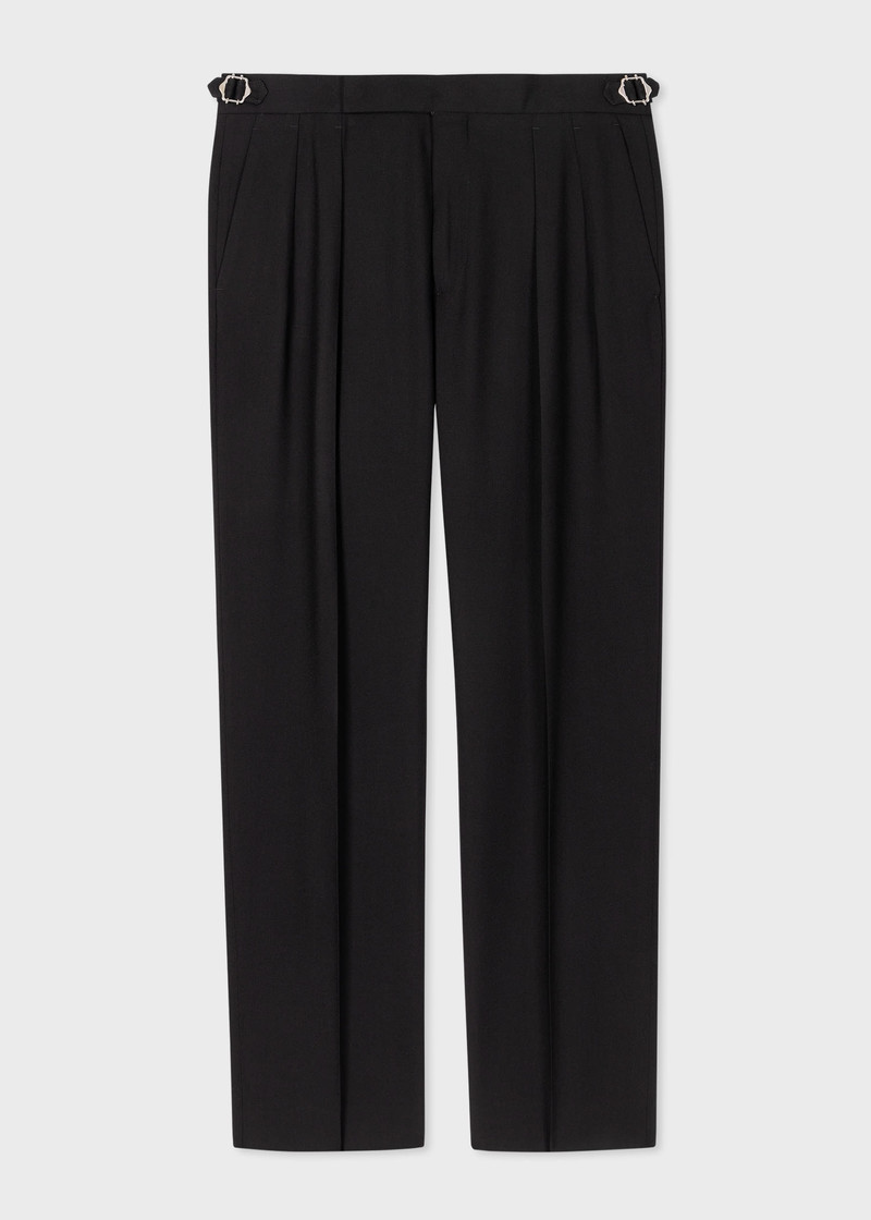Double-Pleat 모직 바지 - 1