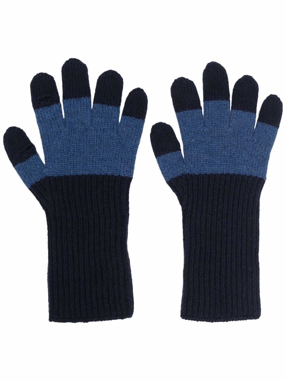 colour block gloves - 1