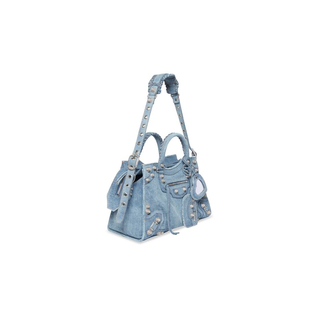 Women's Neo Cagole City Handbag In Denim  in Blue - 2