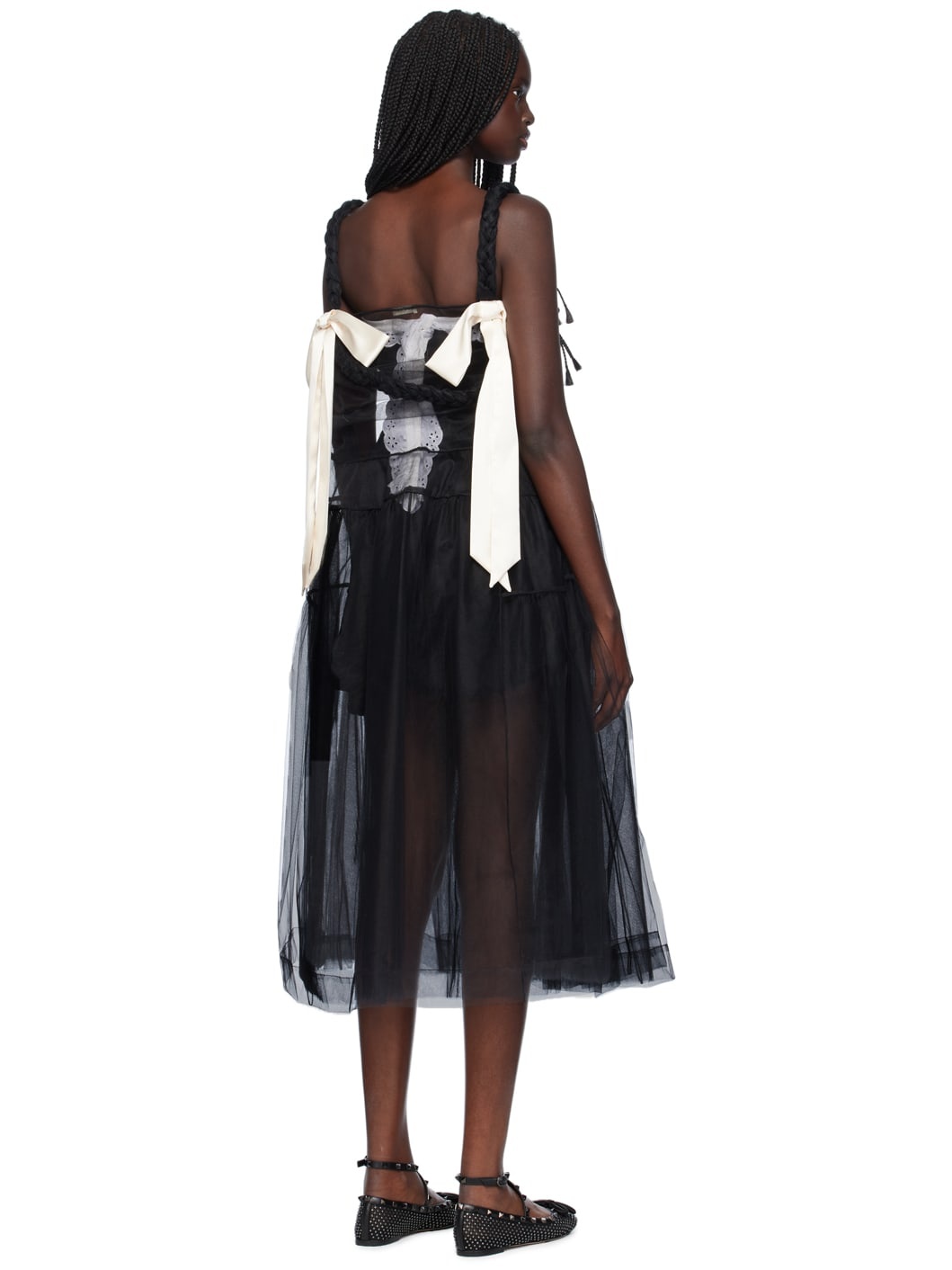Black Monchi Midi Dress - 3