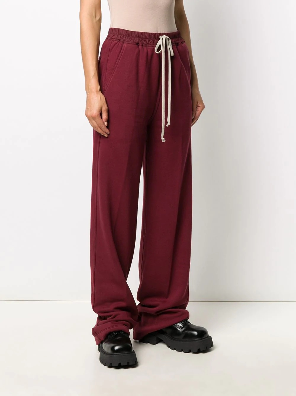 drawstring track pants - 3