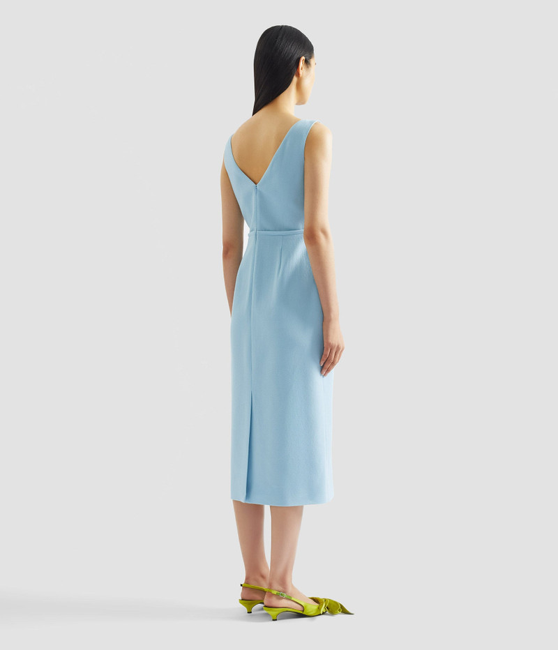 EMBELLISHED CREPE SLEEVELESS MIDI DRESS 3