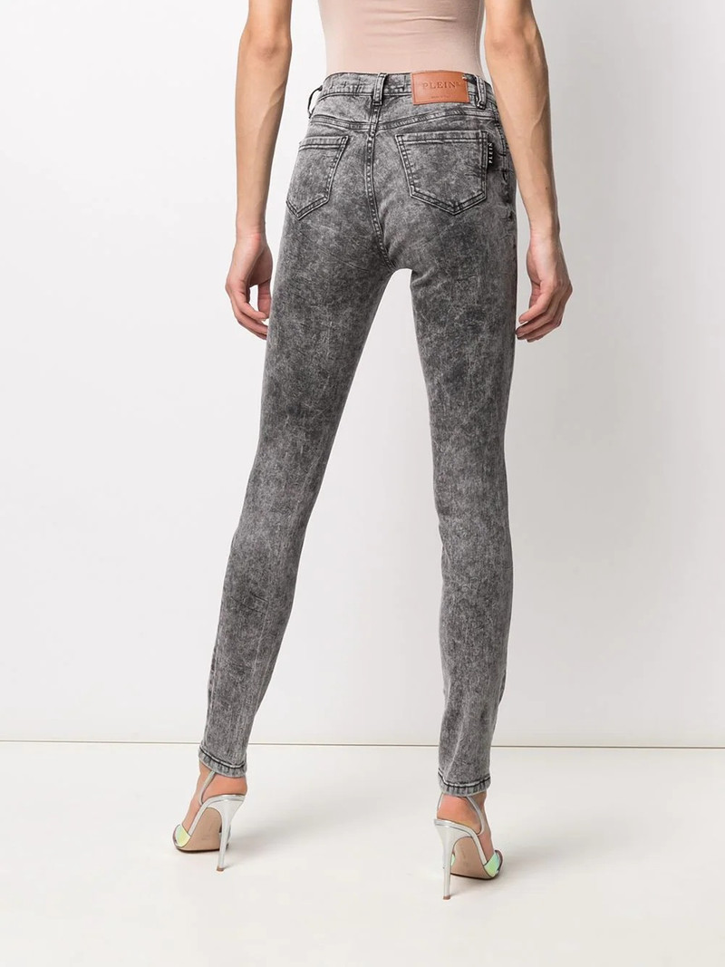 high-waisted cotton jeggings 4