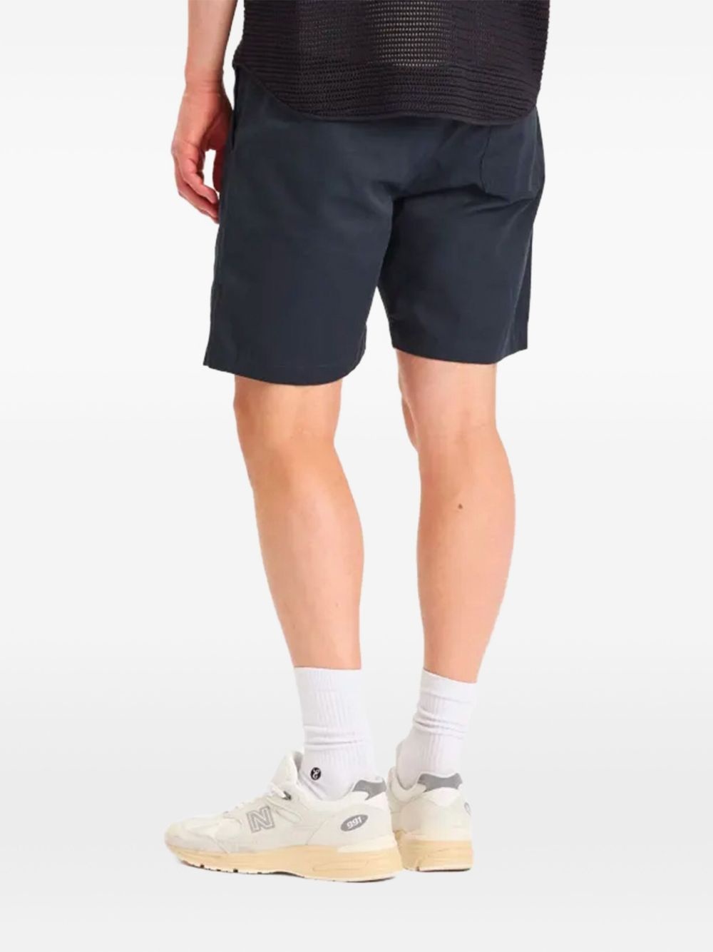 drawstring waist shorts - 2
