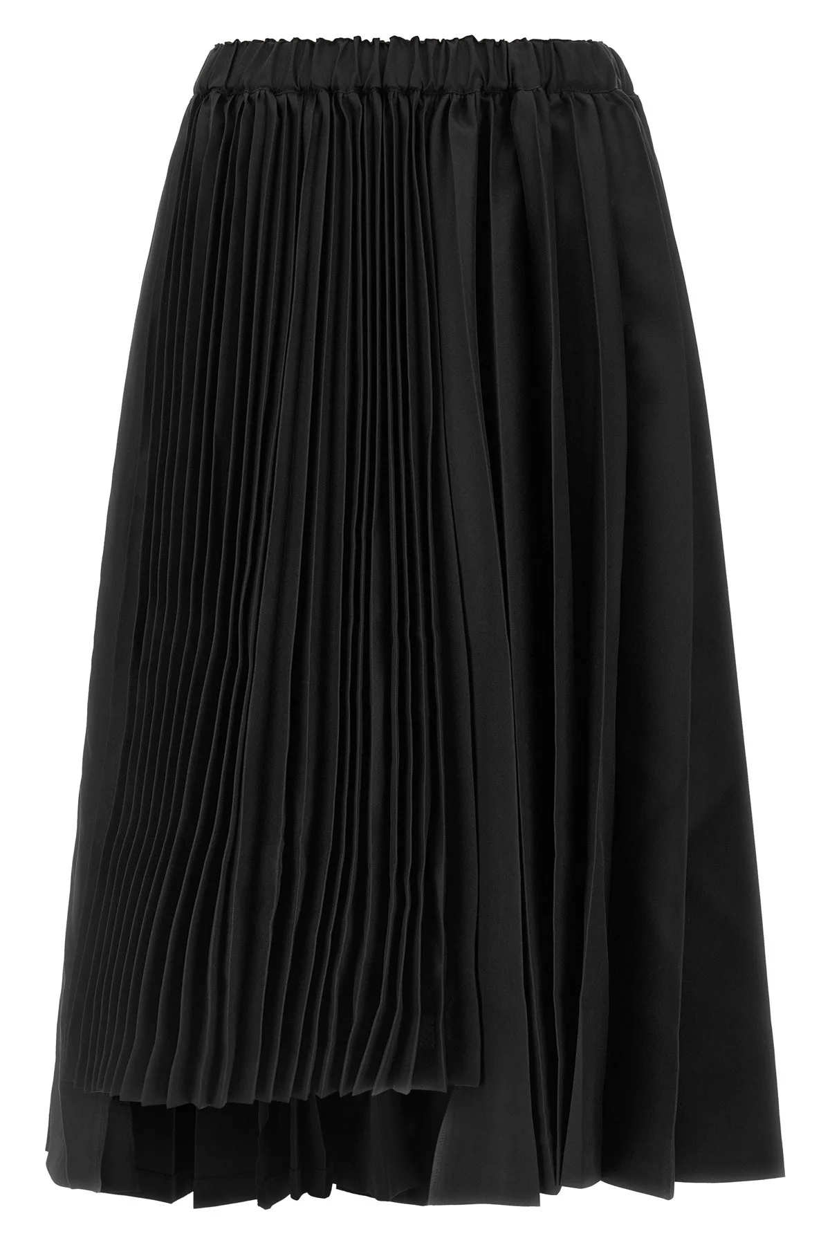 Asymmetrical Pleated Skirt - 1