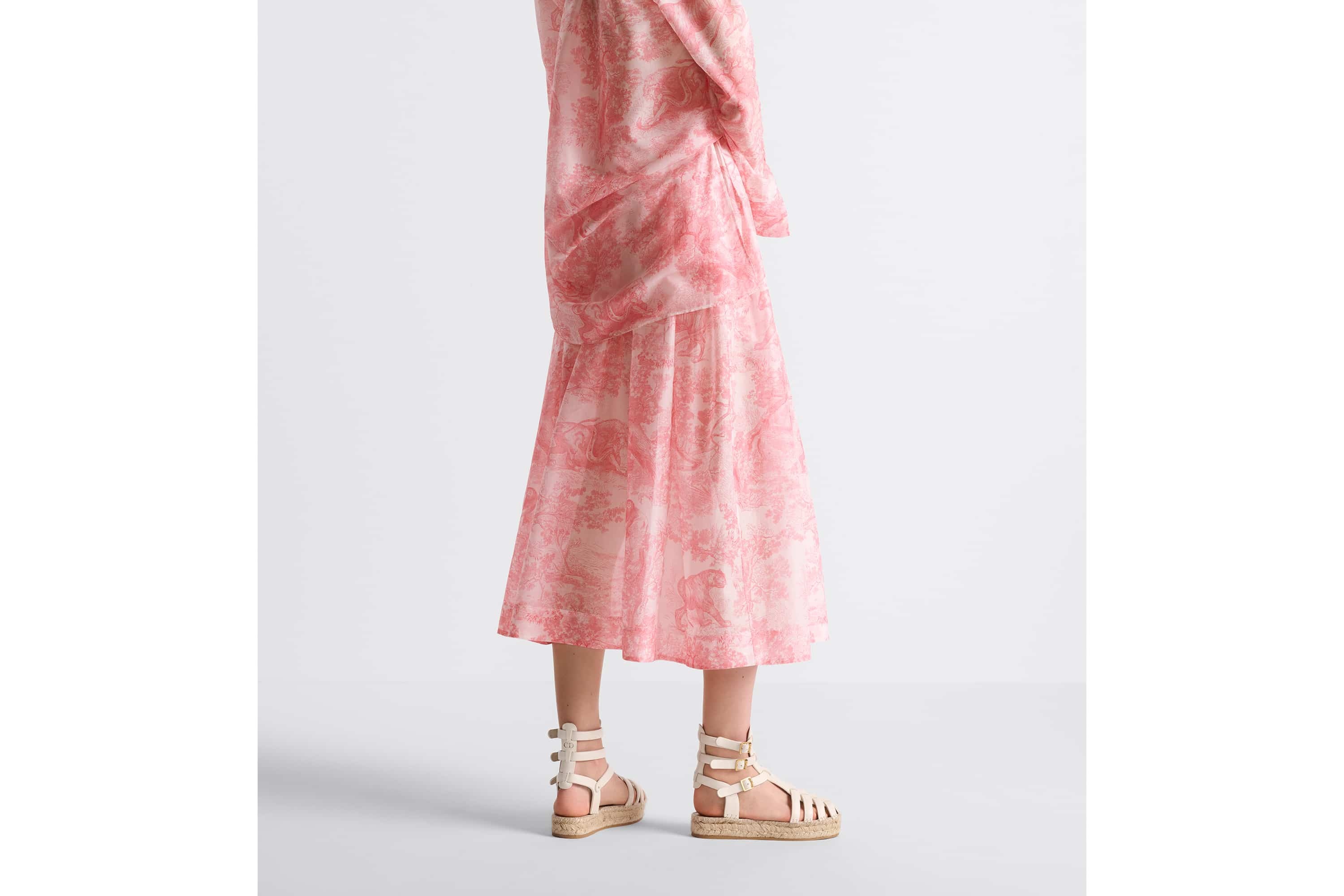 Dioriviera Flared Mid-Length Skirt - 4