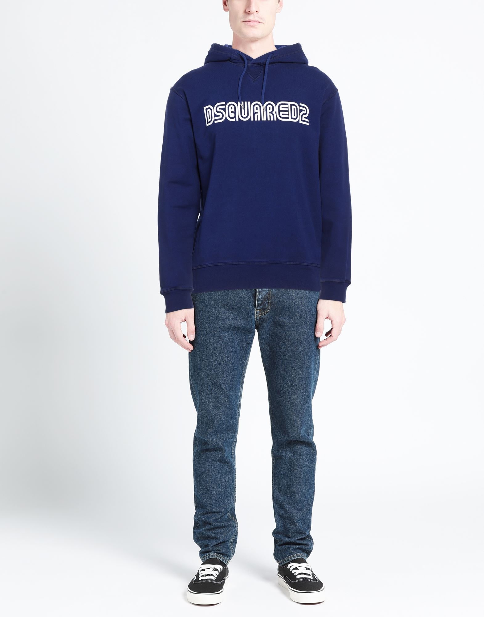 DSQUARED2 D2 OUTLINE COOL HOODIE | REVERSIBLE