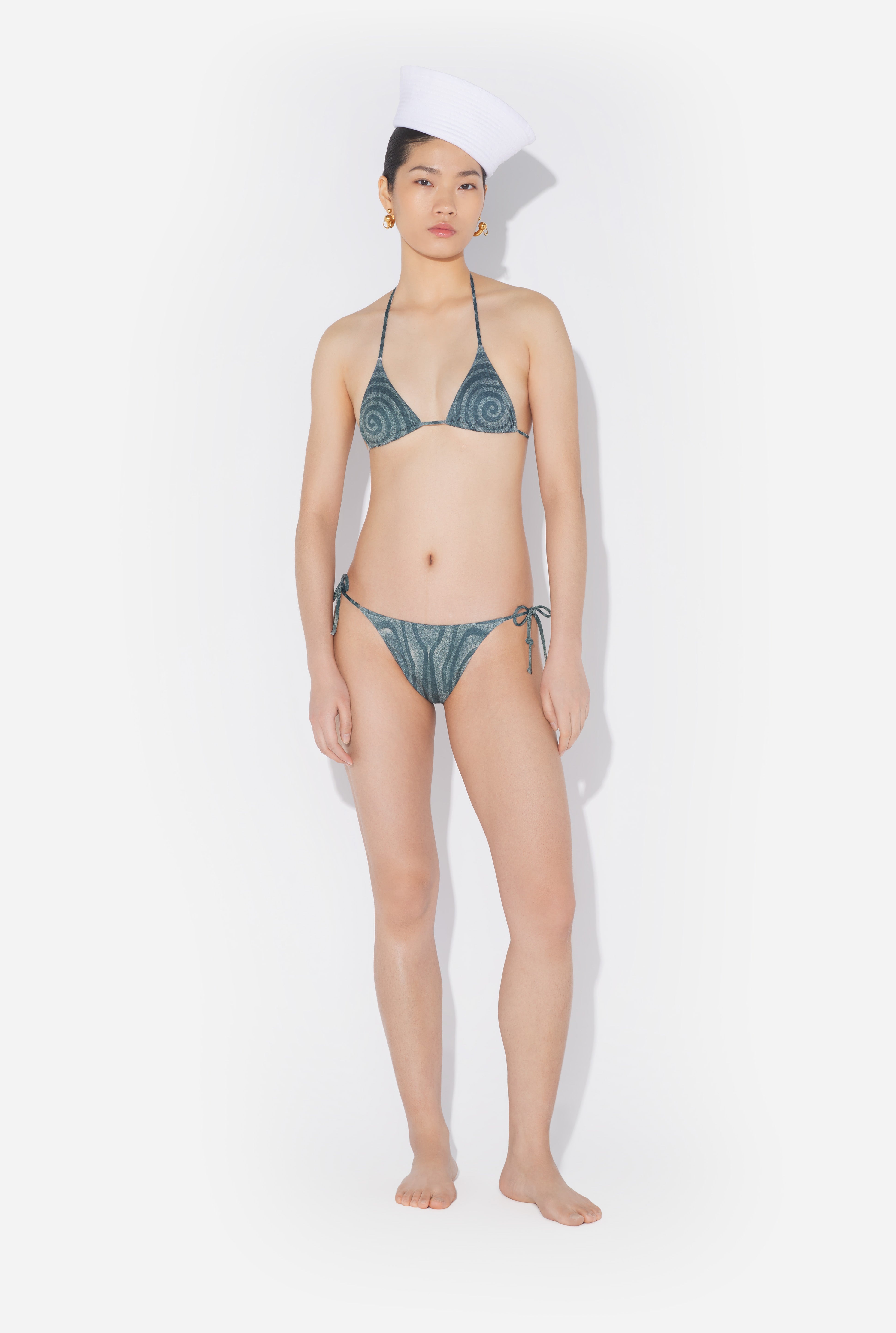 THE BLUE “SPIRALE” BIKINI TOP - 2