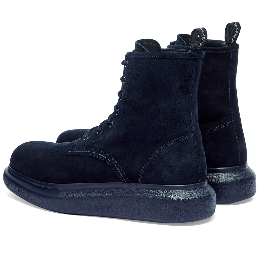 Alexander McQueen Suede Wedge Sole Boot - 3