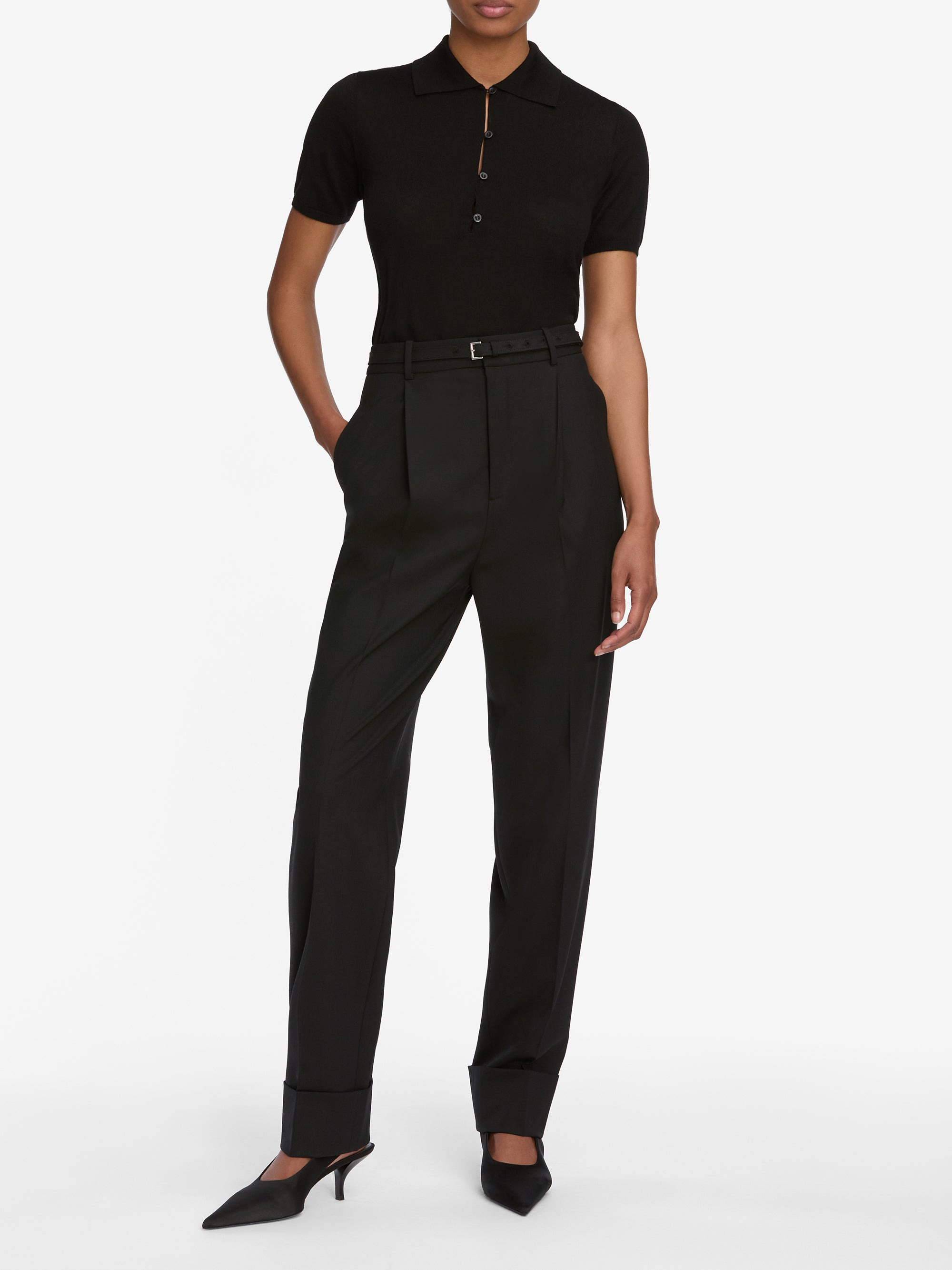 The Smart Polo in Black - 2