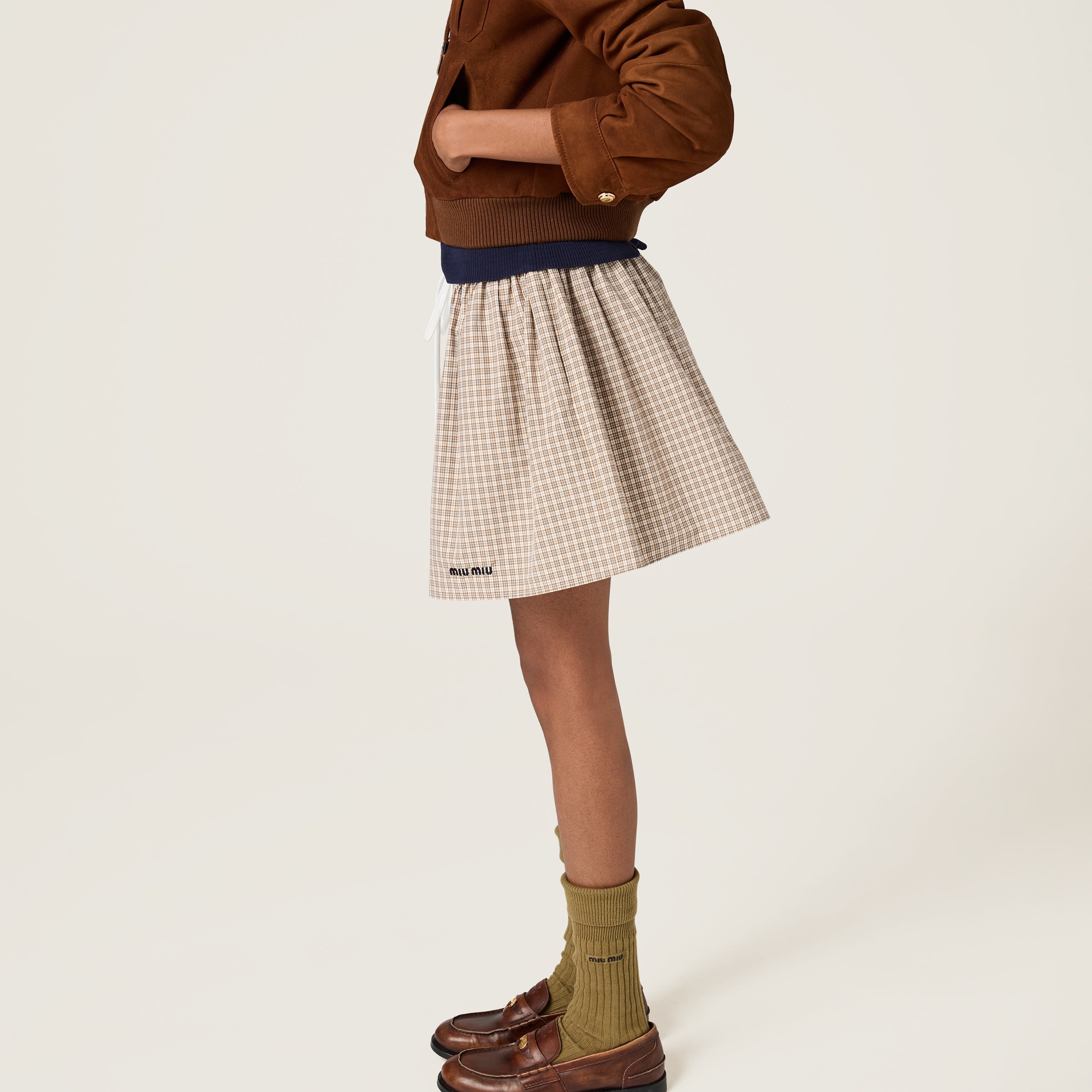 Checked miniskirt - 4