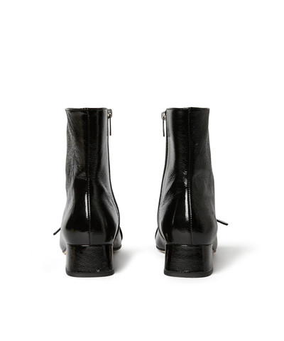 MSGM Leather MSGM Buckle ankle boots outlook