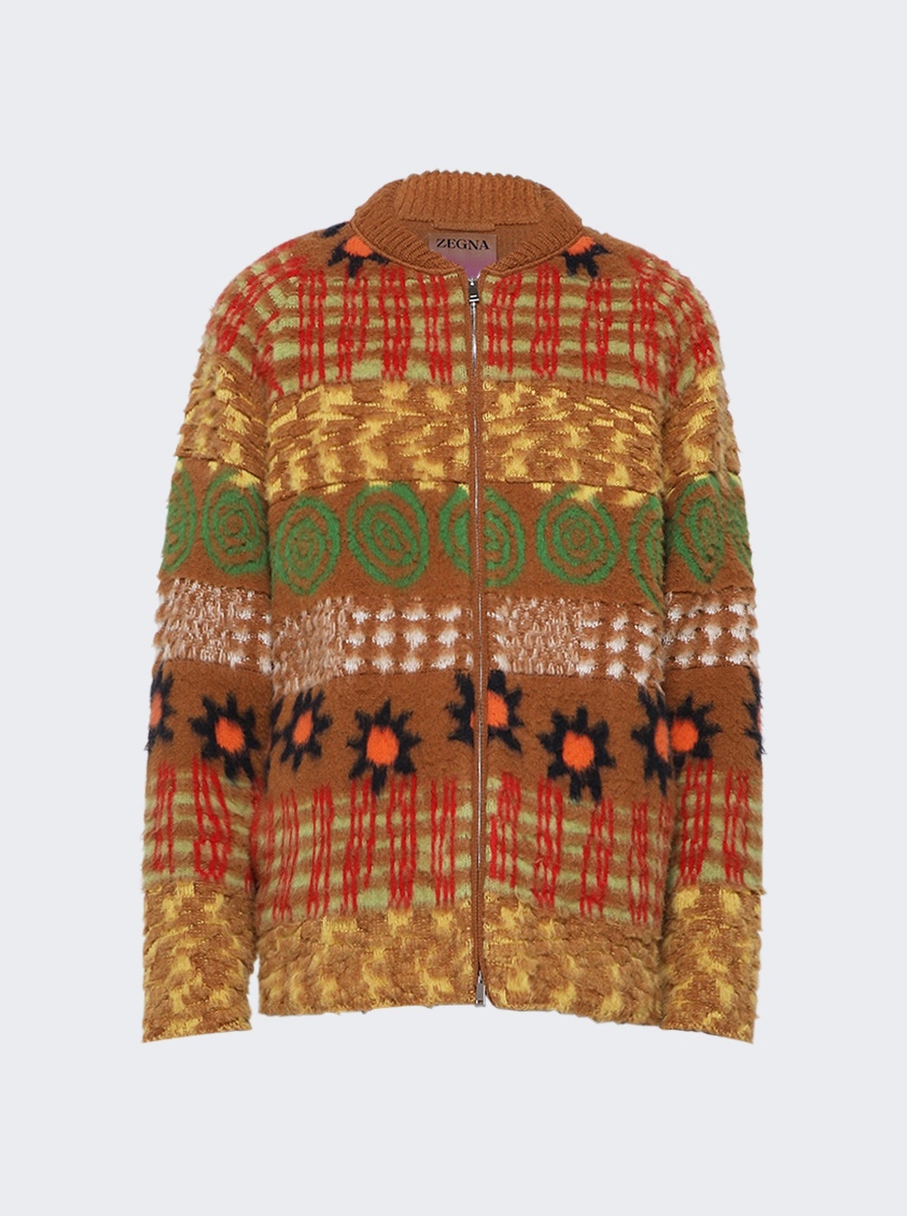 X The Elder Statesman Cashmere and Wool Cardigan Multicolor - 1