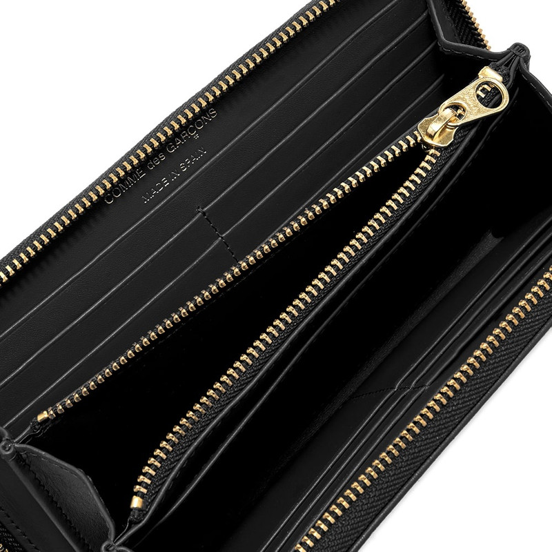 Comme Des Garçons Comme des Garcons Sa0111Pd Dots Printed Leather Zip Wallet outlook