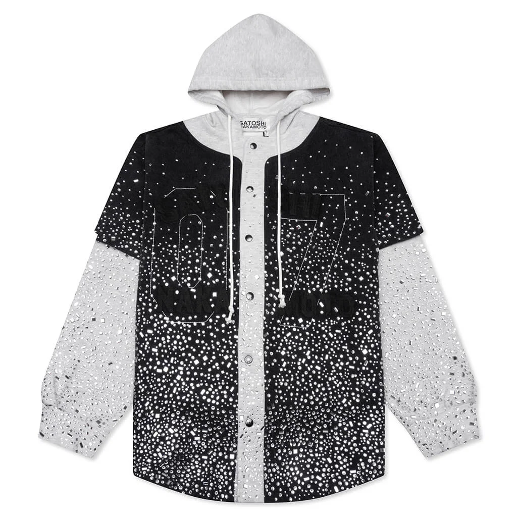 SHATTERED GLASS KNAPP RANCH HOODIE (BLACK/GREY) - 1