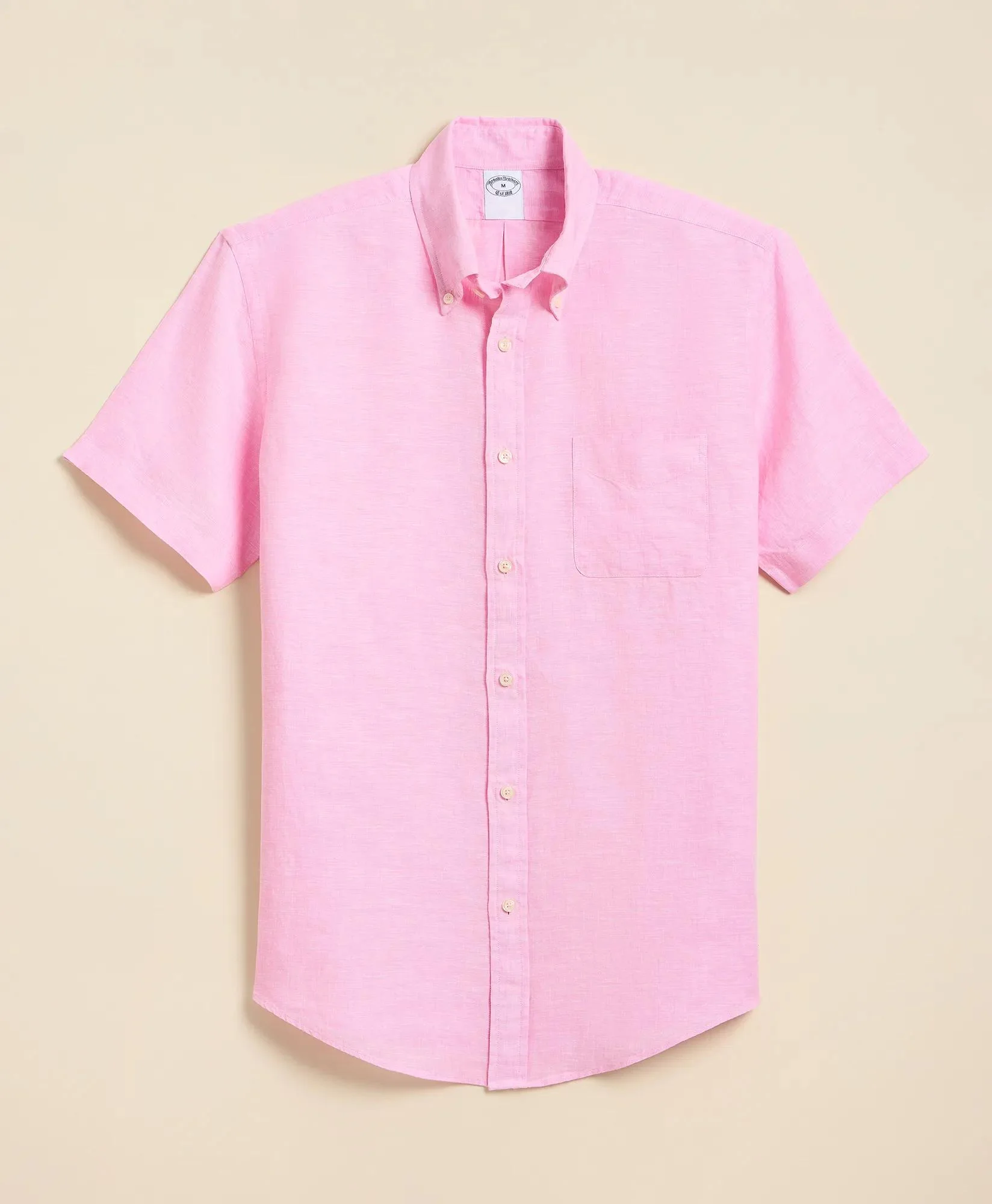 Irish Linen Short-Sleeve Sport Shirt - 1