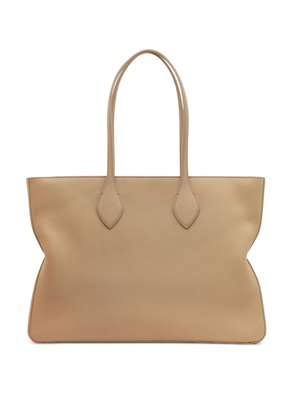 medium leather tote bag - 3