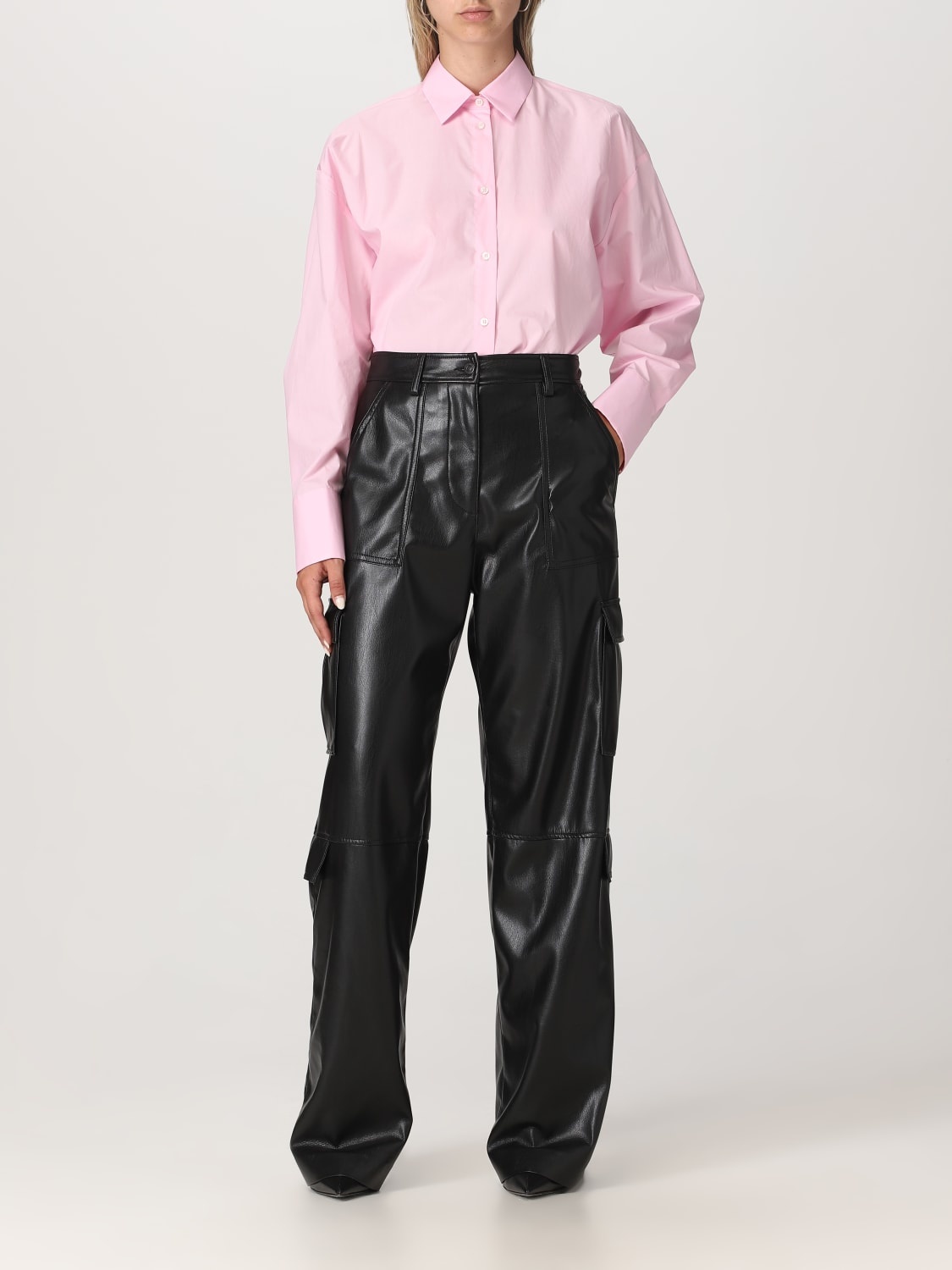 MSGM pants in synthetic leather - 2