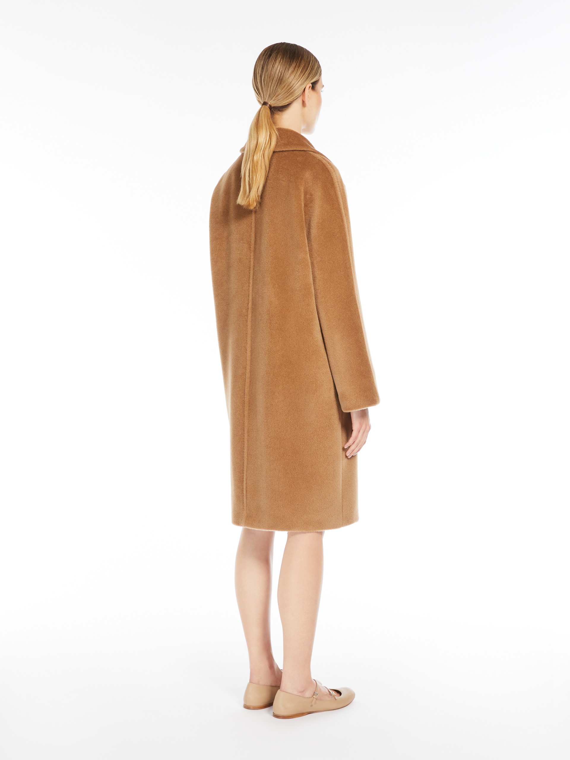 SIDNEY Wool and alpaca double-breasted coat - 4