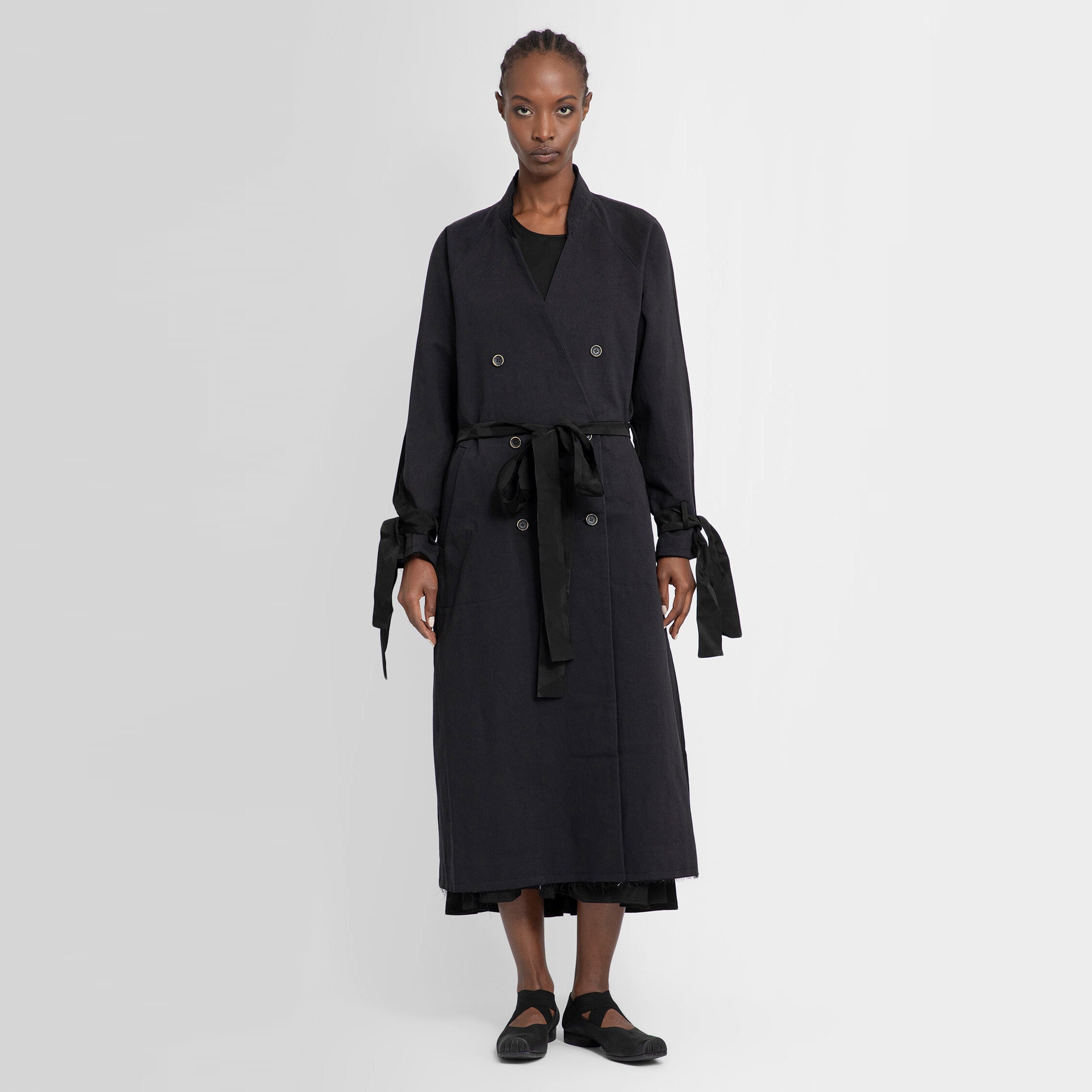 UMA WANG WOMAN BLACK COATS - 5