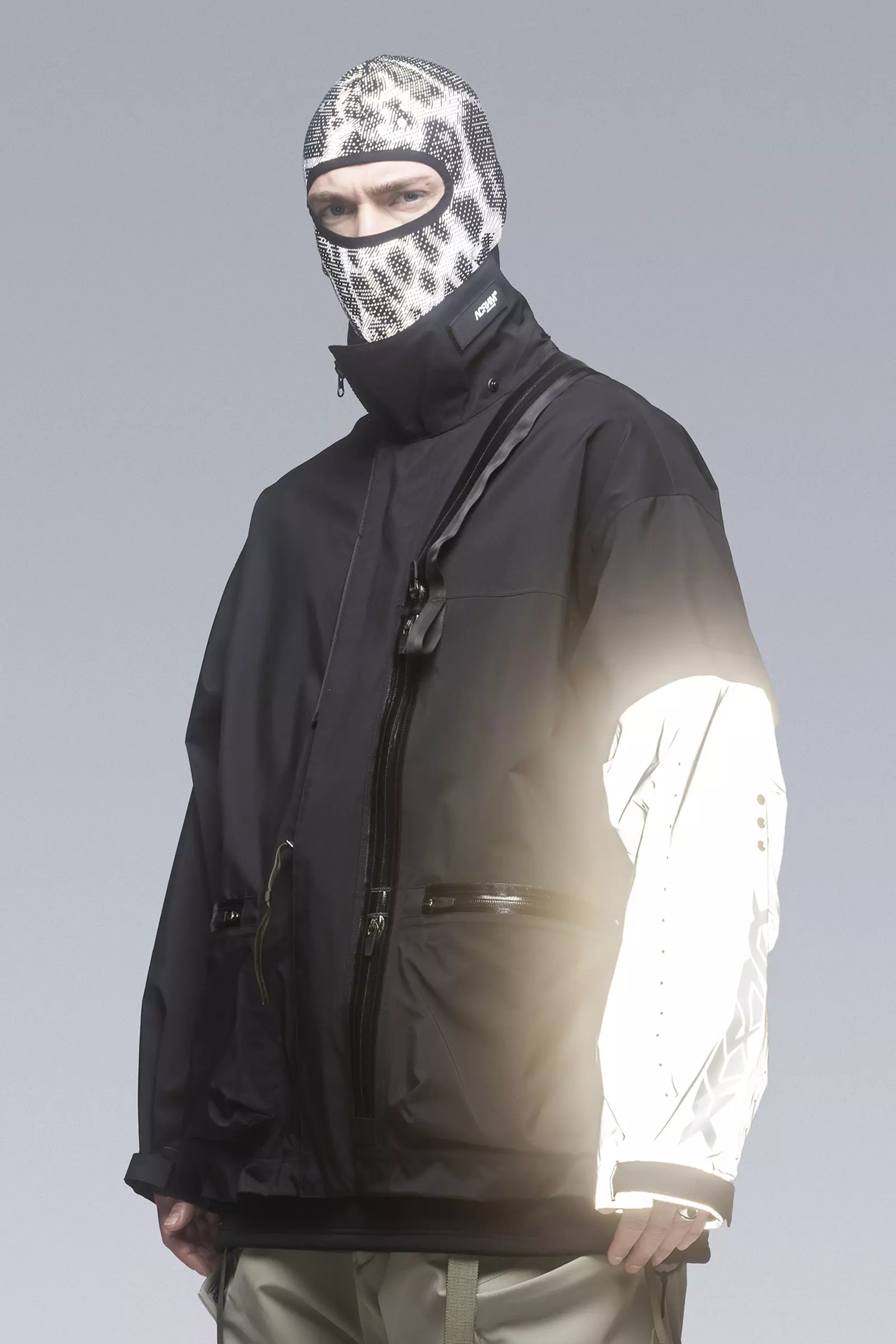 BK3-PS Retroreflective Balaclava Black - 28