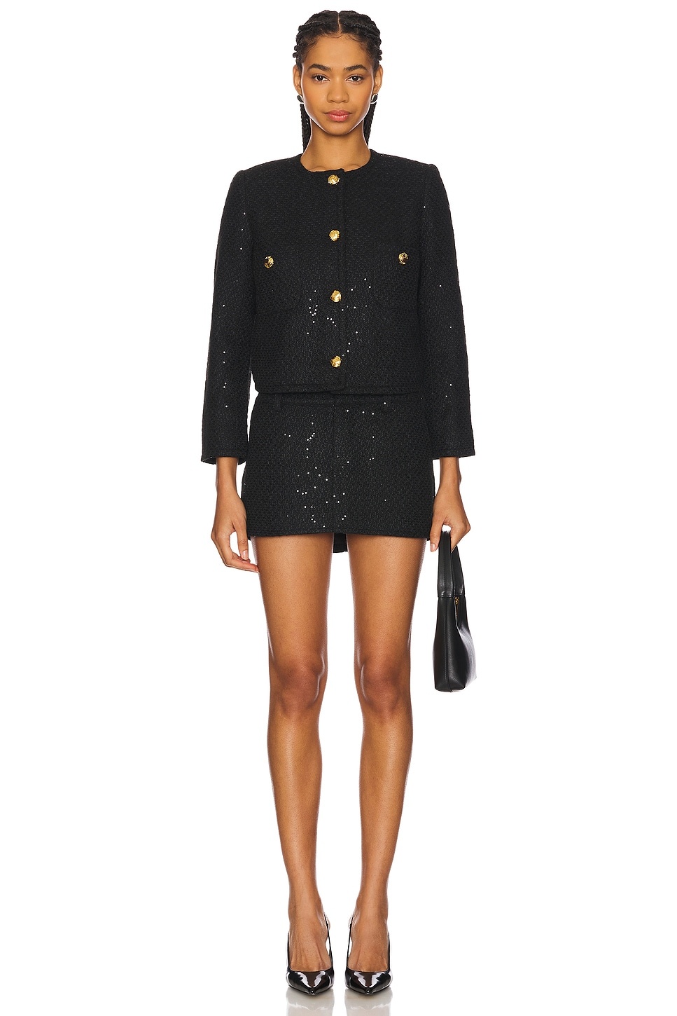 Bela Tweed Mini Skirt - 5