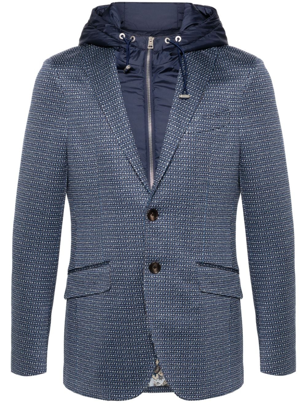 panelled-design blazer - 1