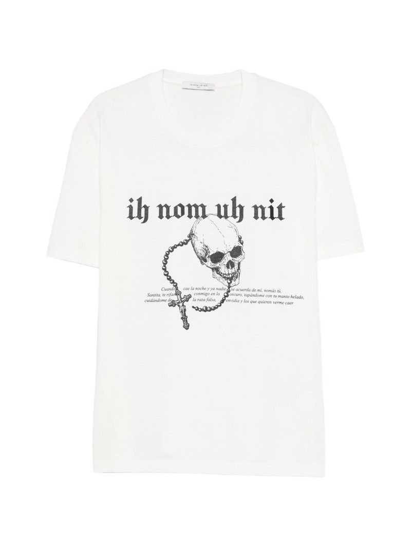 skull-print T-shirt 1