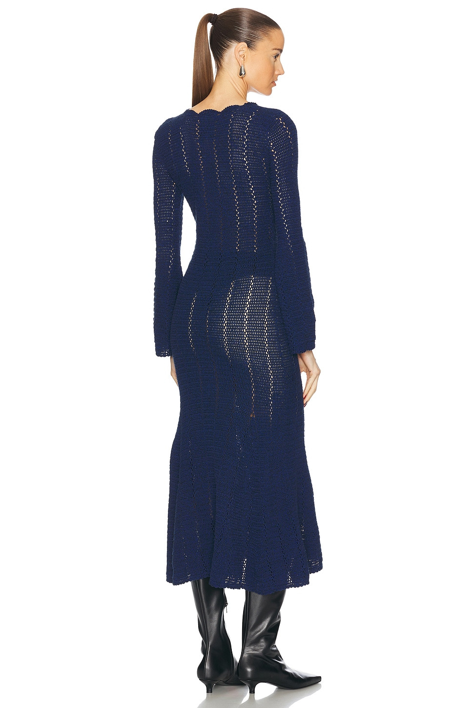 Nani V Neck Midi Dress - 3