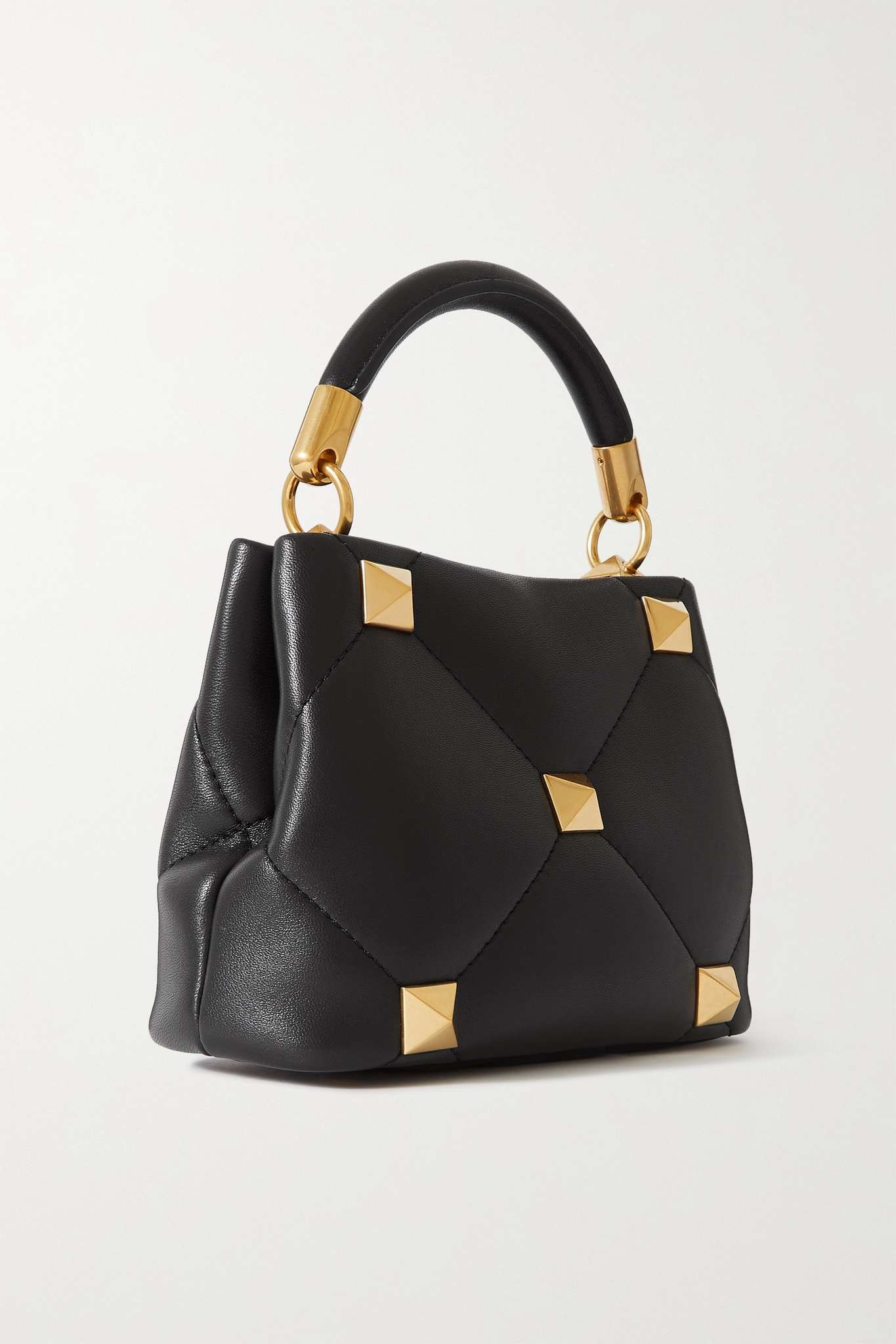 Valentino Garavani Roman Stud mini quilted leather tote - 3