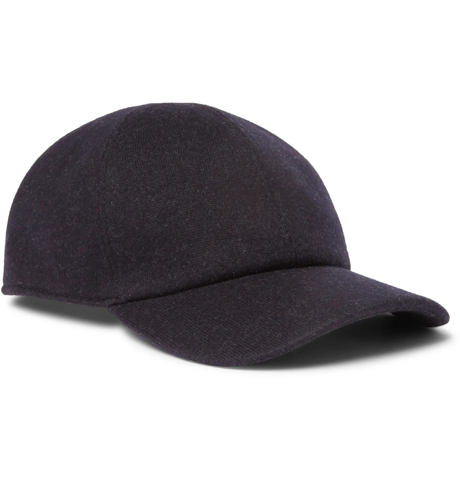 Cashmere-Blend Baseball Cap - 1