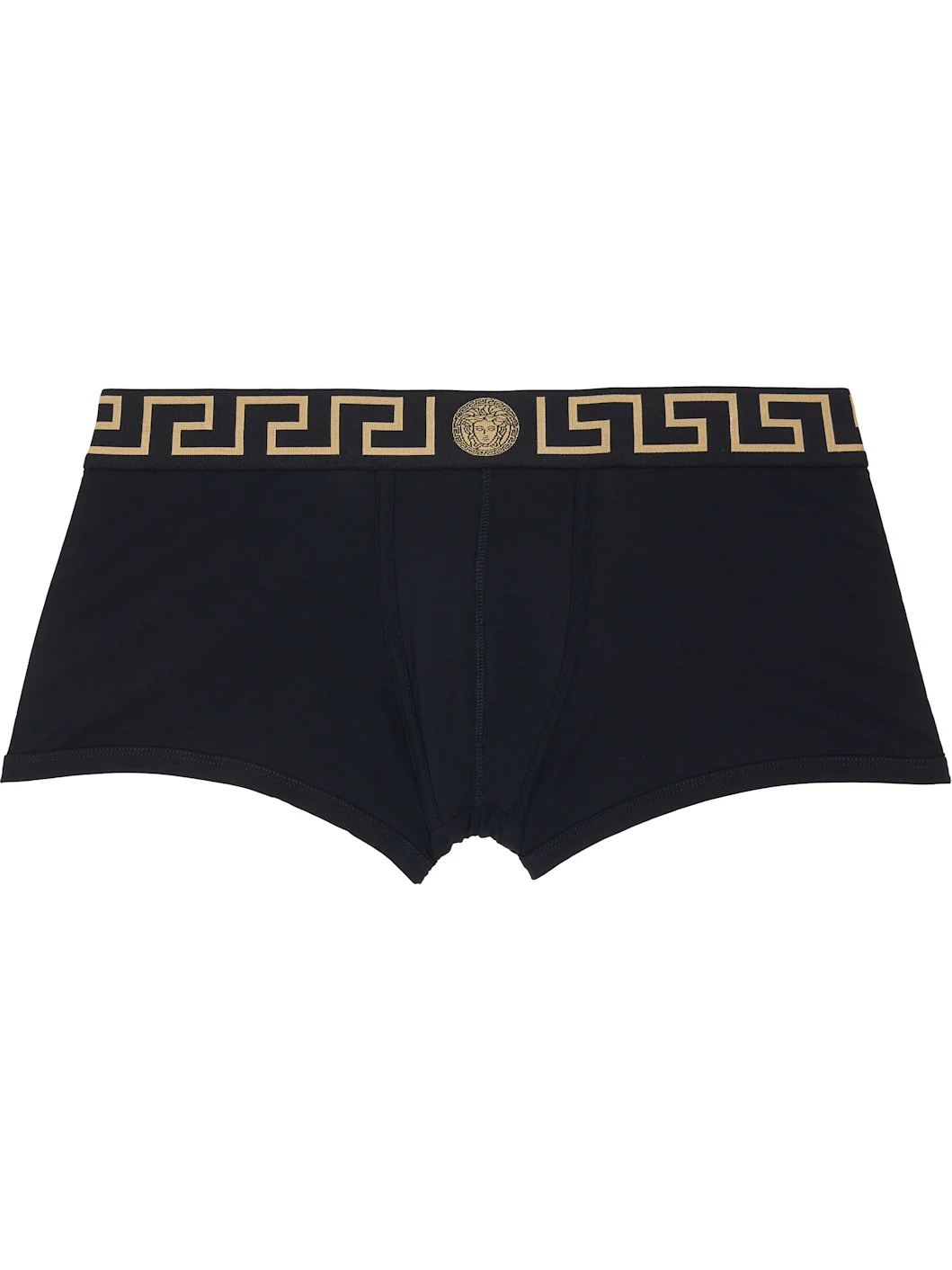 Three-Pack Black Cotton-Jersey Boxer Briefs - 1