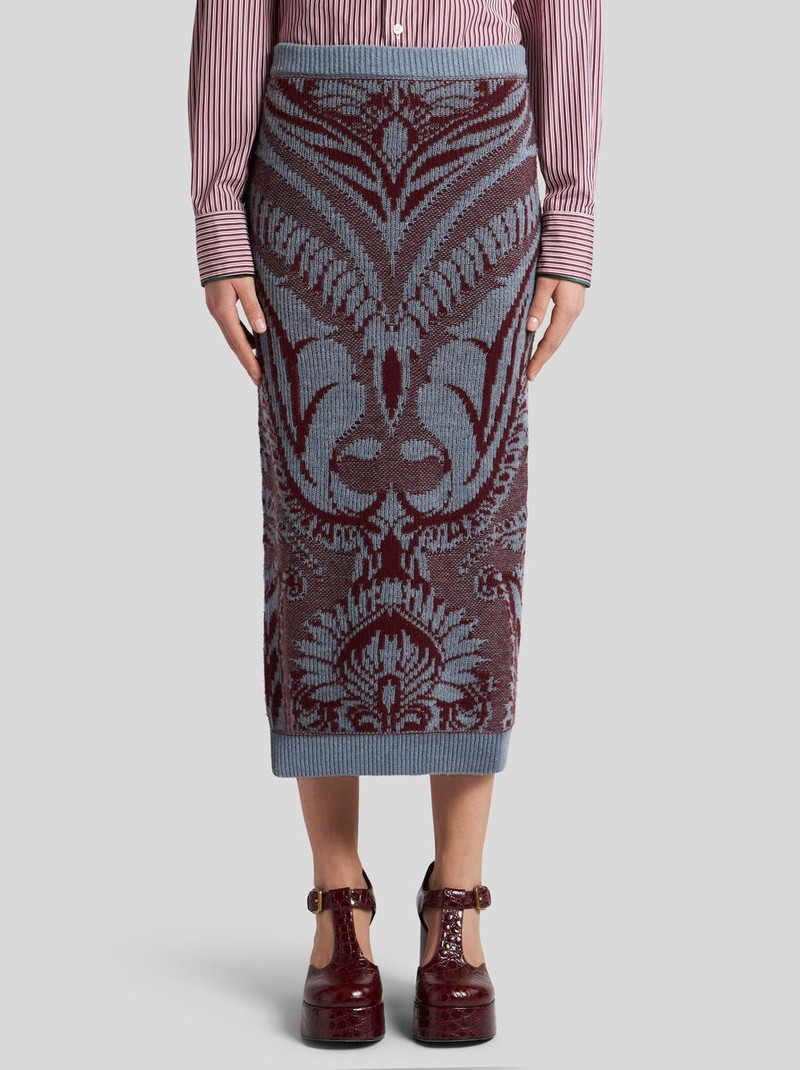 Etro WOOL JACQUARD PENCIL SKIRT outlook