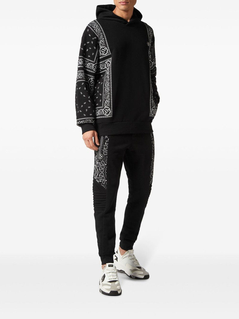 PHILIPP PLEIN paisley-print hoodie outlook