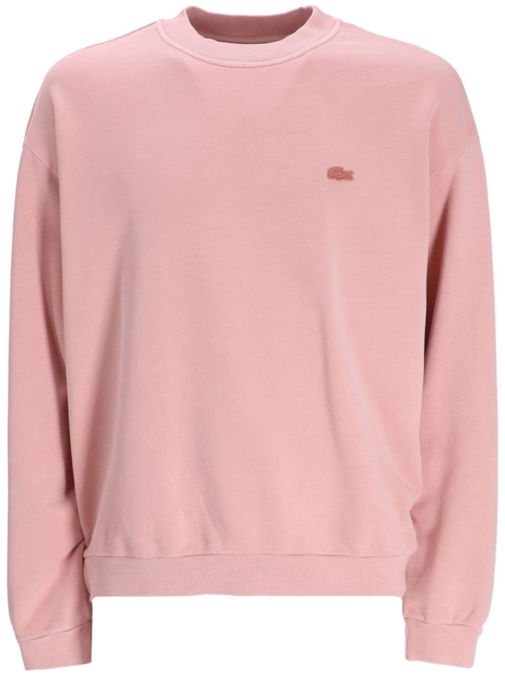 logo-appliquÃ© organic cotton sweatshirt - 1