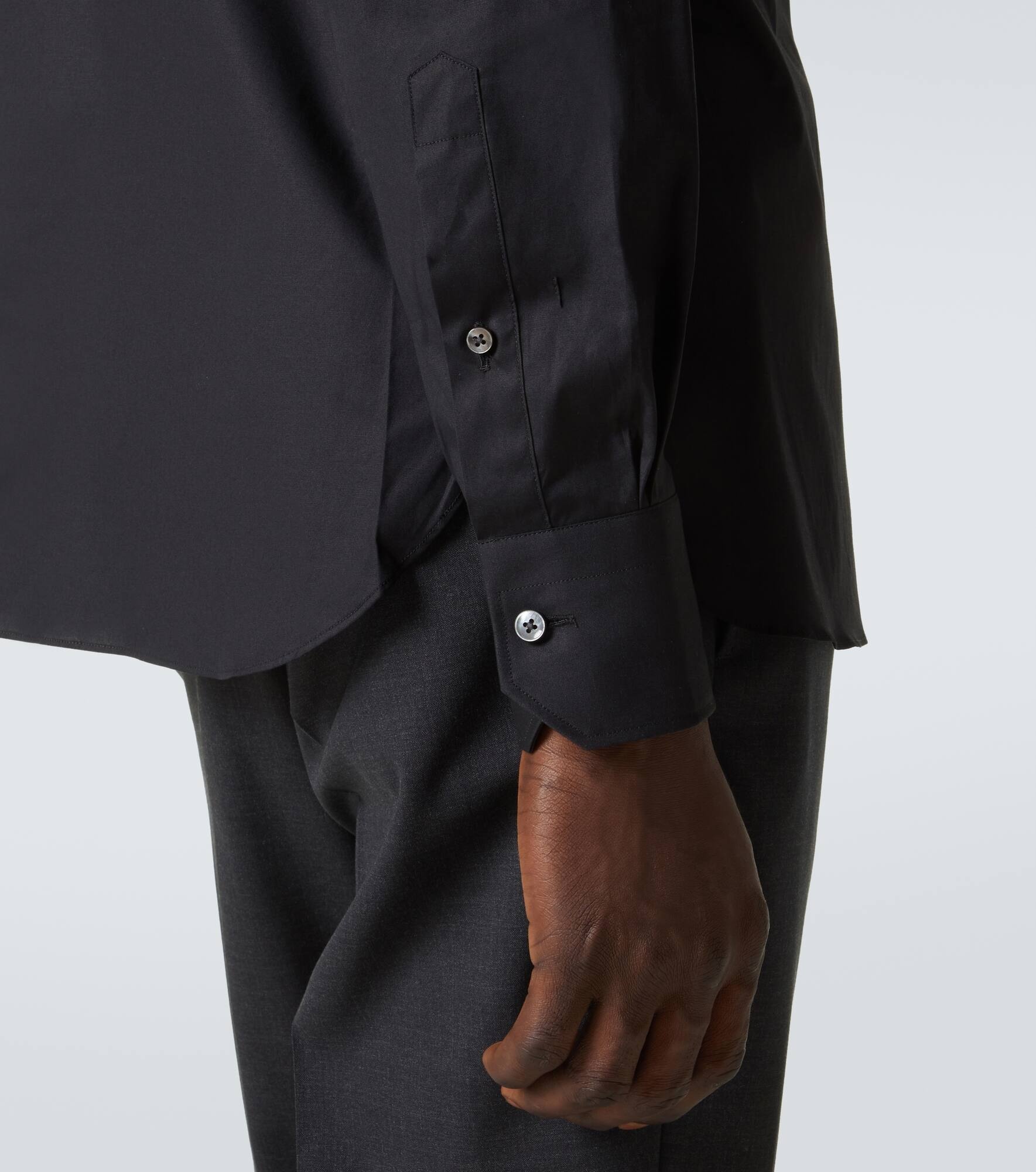 Cotton-blend shirt - 6