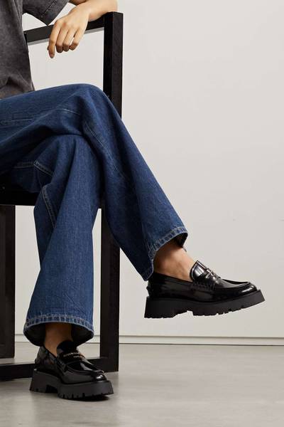 Alexander Wang Carter patent-leather loafers outlook